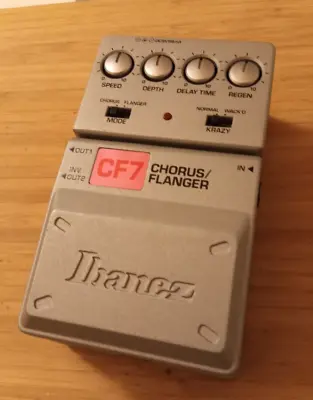 Ibanez CF7 Chorus Flanger Guitar Effect Pedal In Good Condition • $94.85