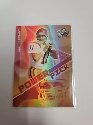 2006 Press Pass Power Pick #47 Matt Leinart Rookie Card • $1