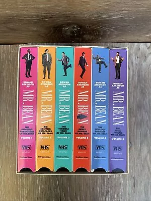 Mr. Bean VHS The Big Box Of Beans Rowan Atkinson Set Of 6 Vintage BBC • $19.99