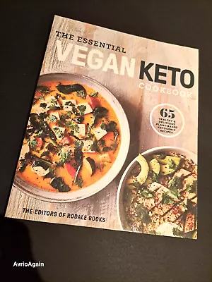 Essential Vegan Keto Cookbook: 65 Healthy And Delicious Plant-Based Keto Book • $29.95