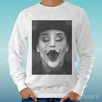 £25.57 • Buy Men's Sweatshirt Light Sweater White   Joker Batman Jack Nicholson Movie Film