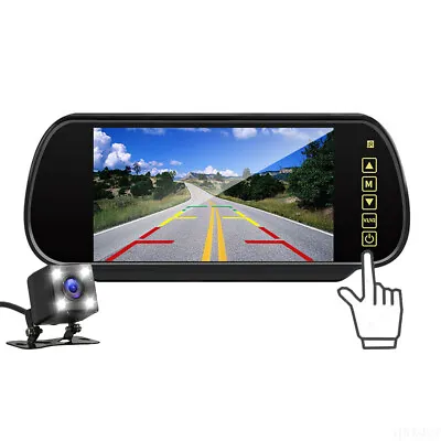 7  Touch Screen Car Rear View Backup Mirror Monitor Wired Reverse Camera System • $46.99