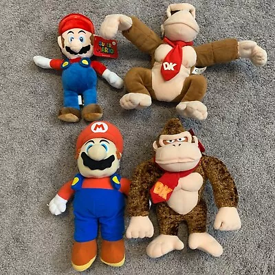 Mario DK Nintendo Plush Lot Rare Vintage Stuffed Toy 2002 Kellytoy New Tags • $193.14