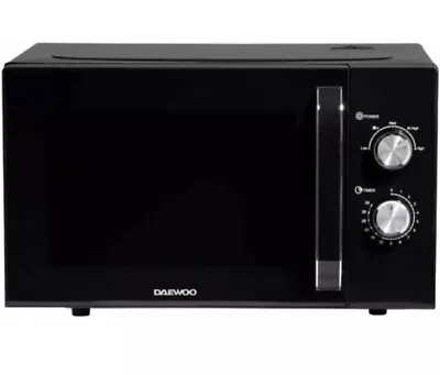 Daewoo SDA2085 800w Microwave Oven With Auto Defrost Function 23L Black • £129.06