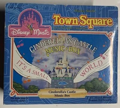 Disney Magic Town Square Cinderella’s Castle Music Box Vintage New No.60307🔥🔥 • $30