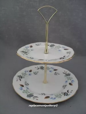 Colclough Linden 2 Tier Cake Stand.. • £18.75