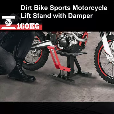 Motorcycle Dirt Bike Motorcross Motorbike Lift Height Control Stand Repair Rack • $89.99