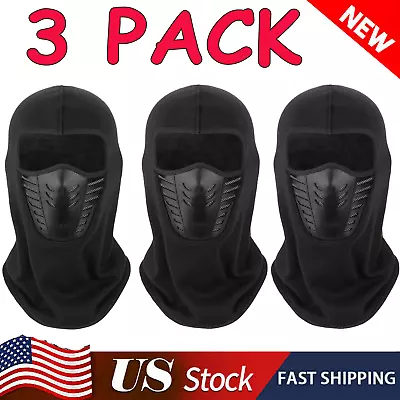 3 Pack Balaclava Full Face Mask Windproof Ski Masks Hat Tactical Hood Motorcycle • $12.50