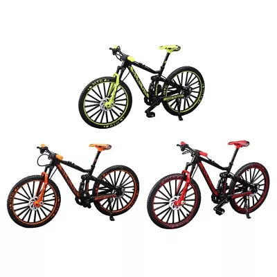 Miniature Finger Bike Metal And Plastic Mountain Bicycles Model Toy For Kids • £9.59