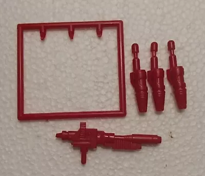 $15 • Buy Red Alert Missiles Rockets, Sprue, And Gun 1985 Vintage Hasbro G1 Transformers 