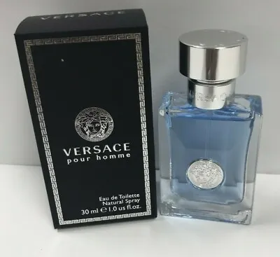 Versace Pour Homme Cologne 1 Oz 30 ML FOR MEN By VERSACE NEW IN SEALED BOX • $29.99