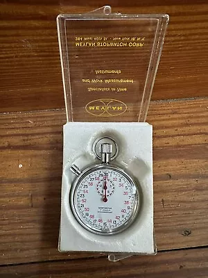 VINTAGE NORTHSTAR 7 JEWELS STOPWATCH - WORKS W/ BOX Shockresistant  Meylan Swiss • $49.99