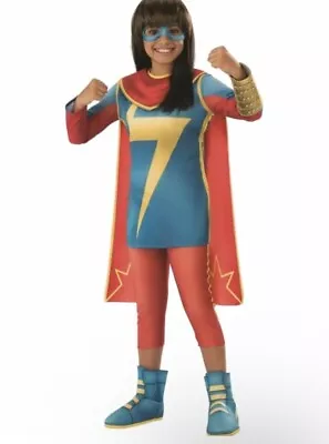 Girl Ms Marvel KAMALA KHAN Rising Secret Warrior Halloween Purim Costume M New • $19.99