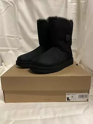 UGG Bailey Button II Boots- Size 6 Black • $118.99