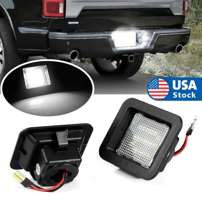 $11.88 • Buy For Ford F150 2015-2022 LED Smoke License Plate Light Bulbs Rear Assembly Lamps