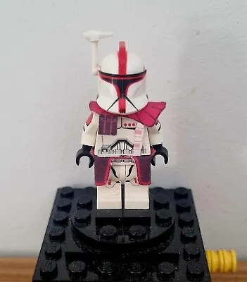 LEGO Star Wars Custom Clone Red ARC Trooper Captain 2003 TV Series • $29.95