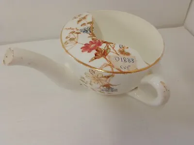 Antique Circa 1888 Handpainted Bone China Invalid Feeder Cup/ Rd:94169 On Base • £24.99