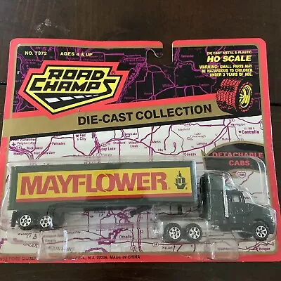 Road Champs 1993 HO Scale Semi Truck & Trailer No. 7372 Kenworth  Mayflower • $20