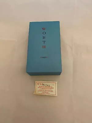 Vtg WORTH Je Reviens Parfum Paris 1/2 Fl. Oz. Nearly Full W/box LALIQUE  • $75