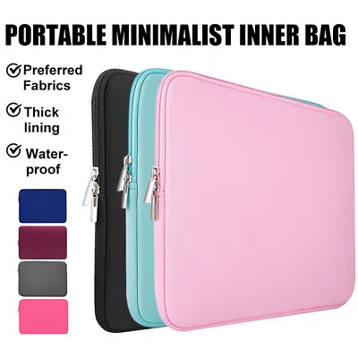 For Macbook Air Pro 13.3  13.6  14  Notebook Laptop Sleeve Case Bag Cover Pouch • £9.99