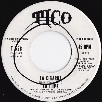 La Lupe ORIG US Promo 45 La Cigarra NM ’69 Tico T528 Latin Cuban Soul Pop • $9.75