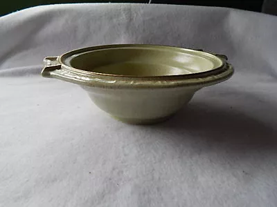 Vintage California Pottery Speckled Gold Trimmed Bowl A13 • $15.19