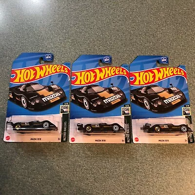 2023 Hot Wheels Dollar General Exclusive Mazda 787B Black Lot Of (3) • $9.99