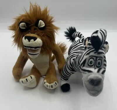 Lot Of 2 2008 Madasgascar Marty And Alex TY Plush Animals  • $19.99