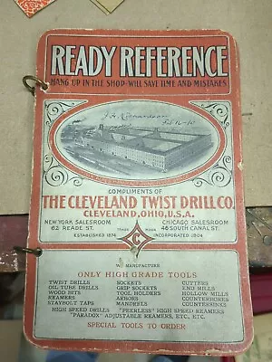 1904 MACHINISTS READY REFERENCE The Cleveland Twist Company  • $12.95
