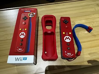 Genuine Nintendo Wii Remote Mario Edition Motion Plus In Box • $65