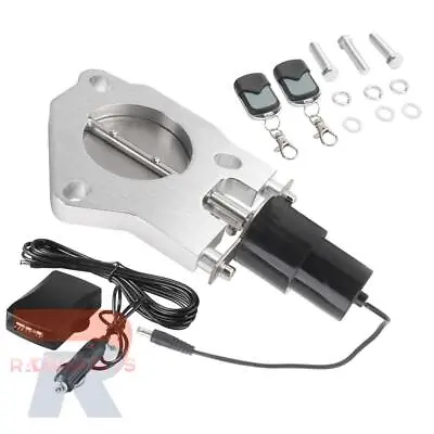 3inch Electric Exhaust Cutout Butterfly Valve Motor W/Remote Switch Screw Kit • $47.90