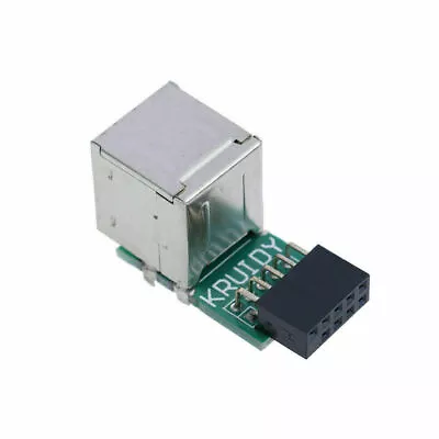£3.49 • Buy 9 Pin Motherboard To 2 Ports Dual USB 2.0 Female Internal Adapter Header