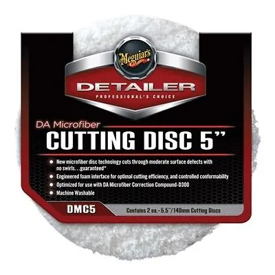 Meguiars DMC5 DA Microfiber Cutting Pad 5  2-Pack • $28.99