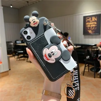 Mickey Mouse Wallet Case For IPhone • $13