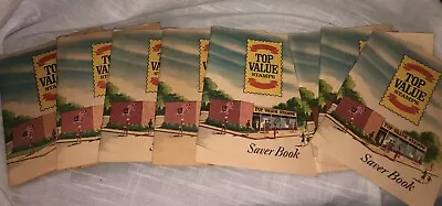 VTG Lot Of TOP VALUE & S & H Green Stamps  QUICKER SAVER BOOK  • $7