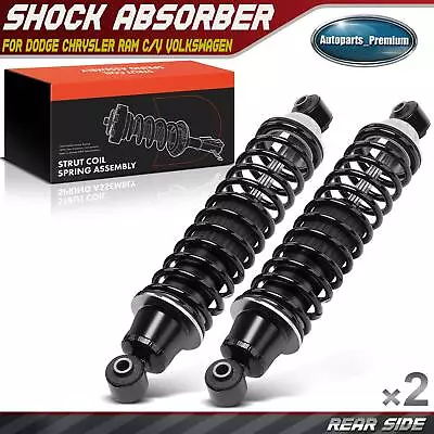 Rear Left & Right Complete Strut & Coil Spring Assembly For Dodge Chrysler Ram • $62.99