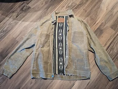 Freenote Cloth Wax Riders Jacket XL Tobacco/ Green Interior Beautiful • $285