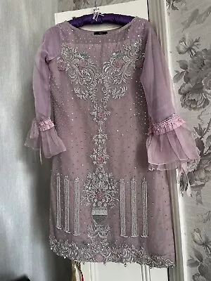 Asian Pakistani Indian Wedding/party Wear Dress Medium • £74.99