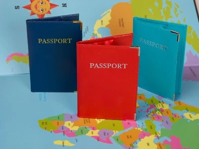 $14 • Buy Personalised RFID Genuine Leather Passport Travel Wallet Holder/Cover + FREE TAG