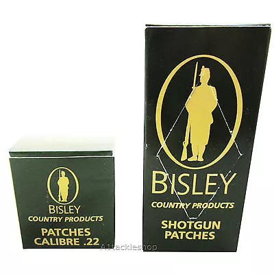 Bisley Gun Cleaning Patches - Choose .22 Rifle (75) Or Shotgun (25) • £5.50