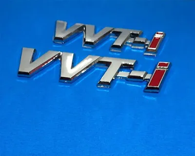 Emblem Logo Sticker Body Decal Chrome Red VVTi VVT-I Fits Toyota 3 Or 3.75 Inch • $21.68