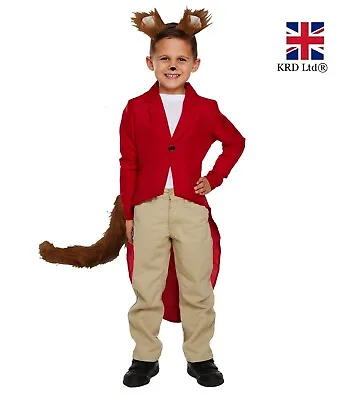 Boys FANTASTIC MR FOX COSTUME Book Day Week Animal Fancy Dress Child Outfit UK • £7.62
