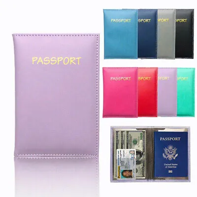 $2.60 • Buy Blocking Passport Holder Cover Slim Id Card Case Travel Bag Passport Protect P1