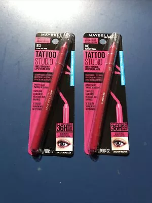 Maybelline Tattoo Studio Limited Edition Waterproof Liner Punchy Pink  2pk • $10.50
