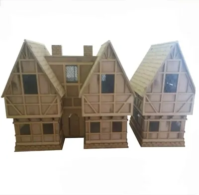 £150 • Buy Wooden Made-to-order Tudor Dolls House... Set Of Two. Assembly Required.