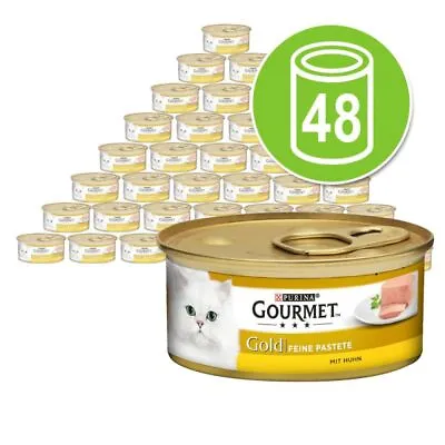 £29.98 • Buy Purina Gourmet Gold Pate Melting Heart Tender Chunks Adult Wet Cat Food 48 X 85g