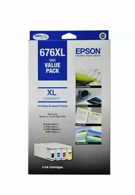Chose Any 1x Epson Genuine 676XL HY WorkForce Pro WP-4530 WP-4540*(No Box) • $37.99