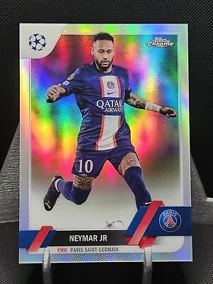 2022-23 Topps Chrome UEFA Club Competitions Refractor Neymar Jr #10 • $2