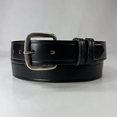 Black Top Grain Cowhide Work Belt - Men's Size 40 • $11.90