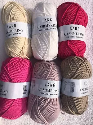$7 • Buy Lang Cashmerino Yarn - 30% Off! 